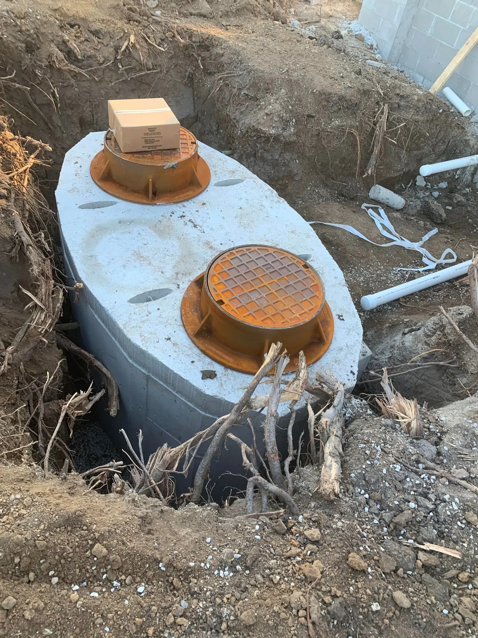 Commercial grease trap installation - Preferred Plumbing Solutions