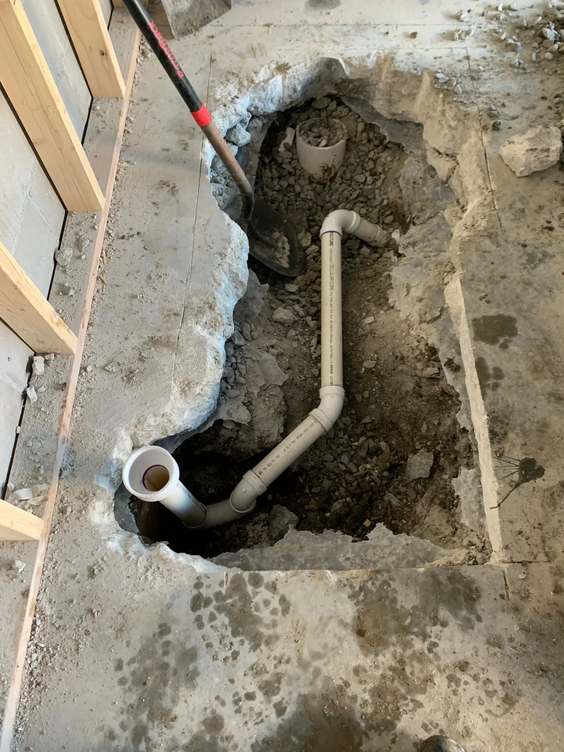 Concrete Slab Rough Plumbing