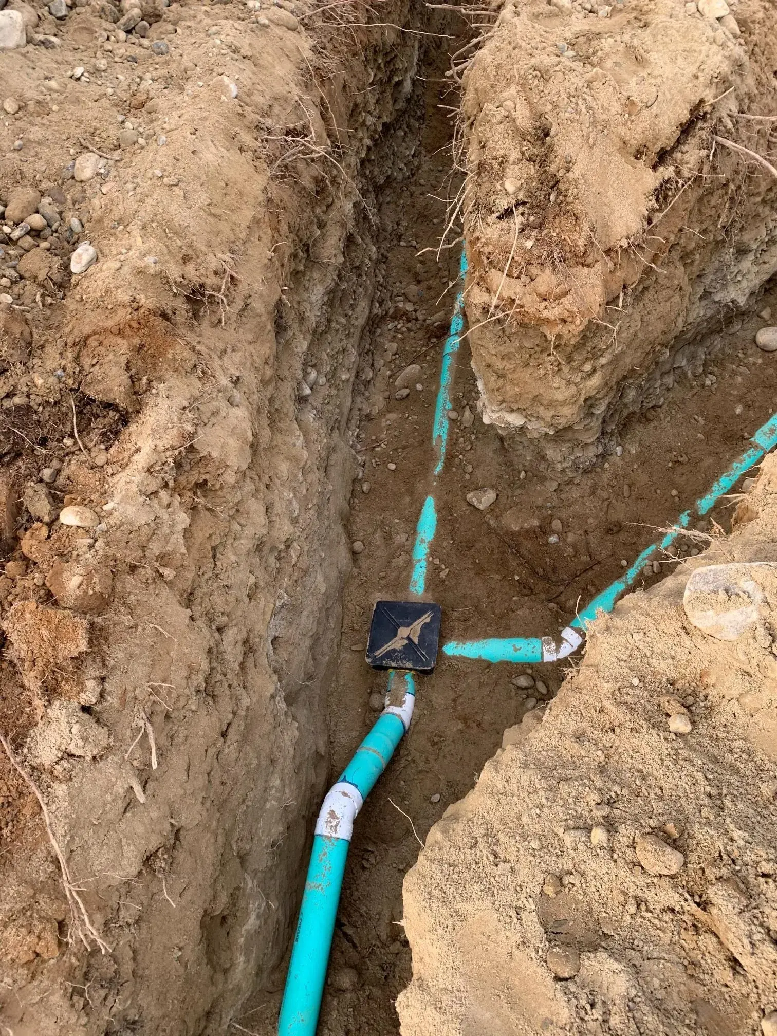 Utility Trench Plumbing