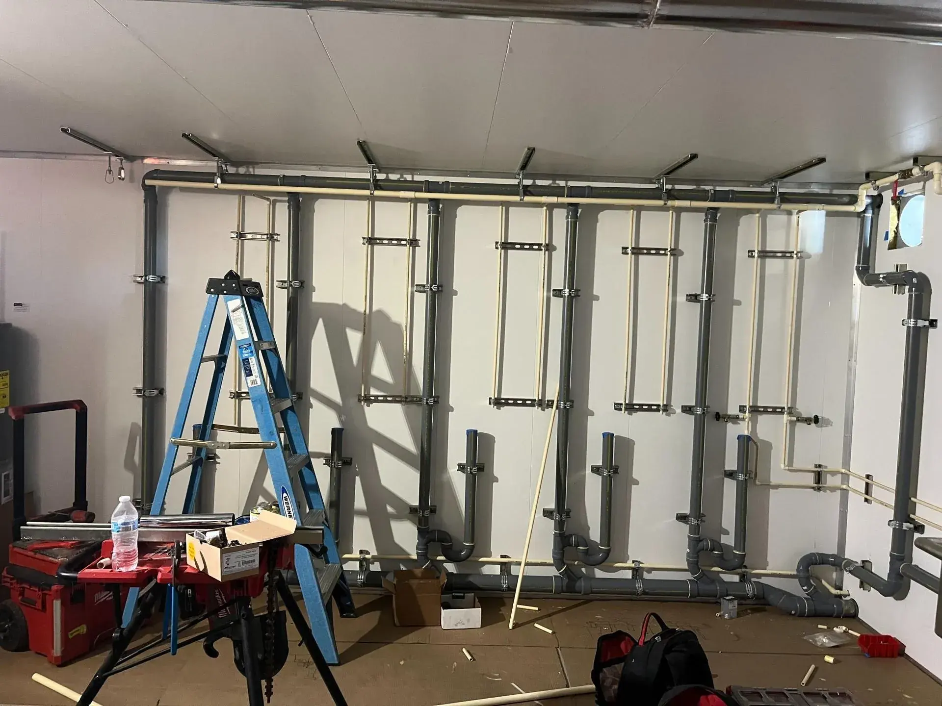 Basement Plumbing Rough-In