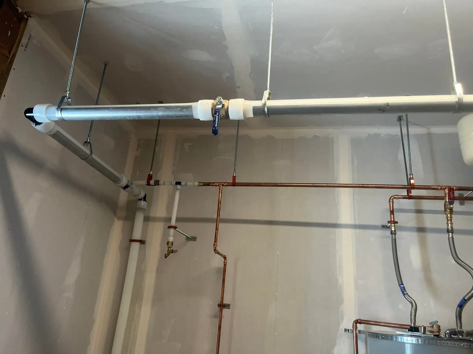 Commercial Overhead Plumbing