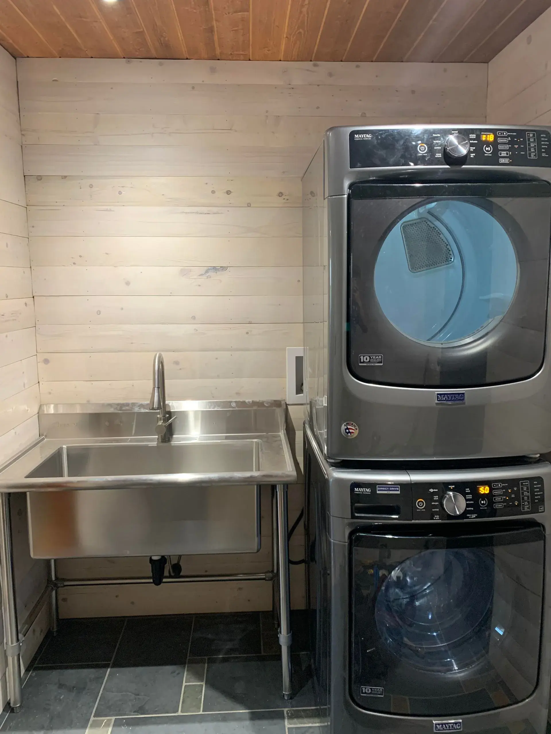Laundry Room Plumbing Setup