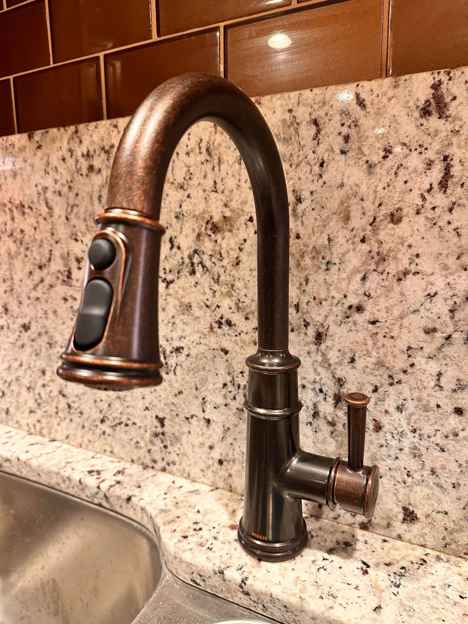 Bronze Kitchen Faucet Install