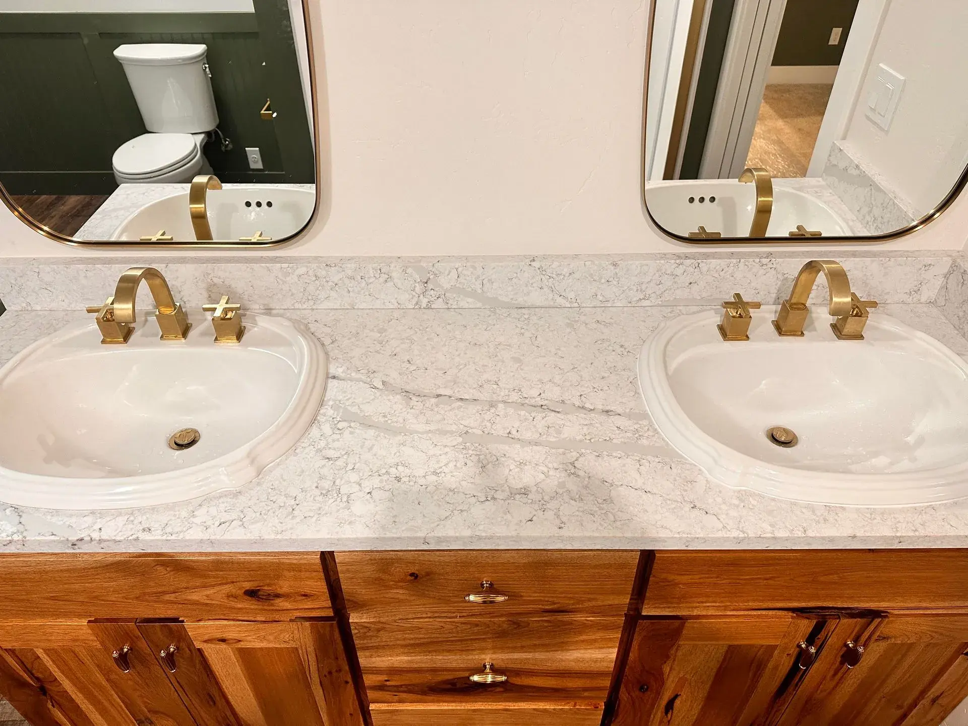 Double Sink Vanity Install